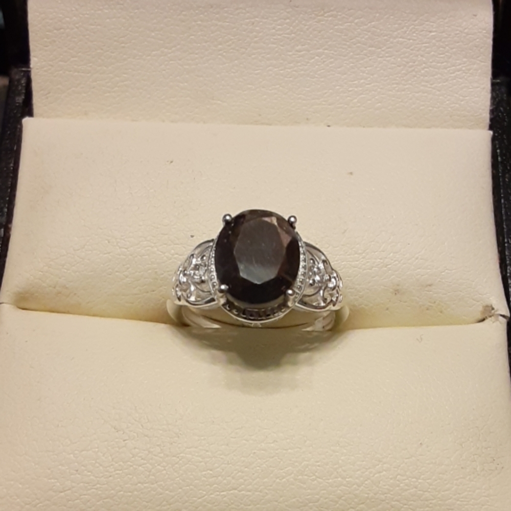 2.50ctw Genuine Silver Sapphire 925 Sterling - Picture 7 of 7